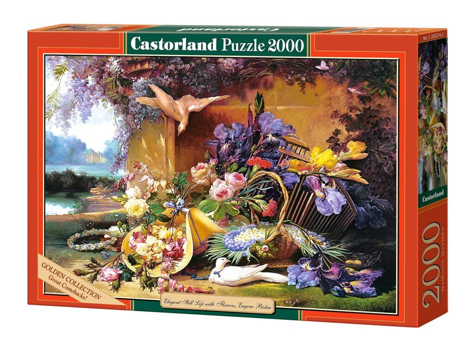 CASTORLAND Puzzle Zátiší s květinami 2000 dílků