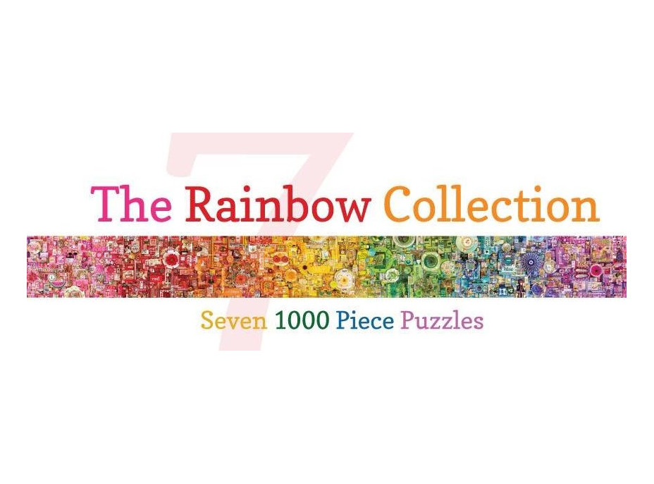 COBBLE HILL Puzzle Barvy duhy: Fialová 1000 dílků