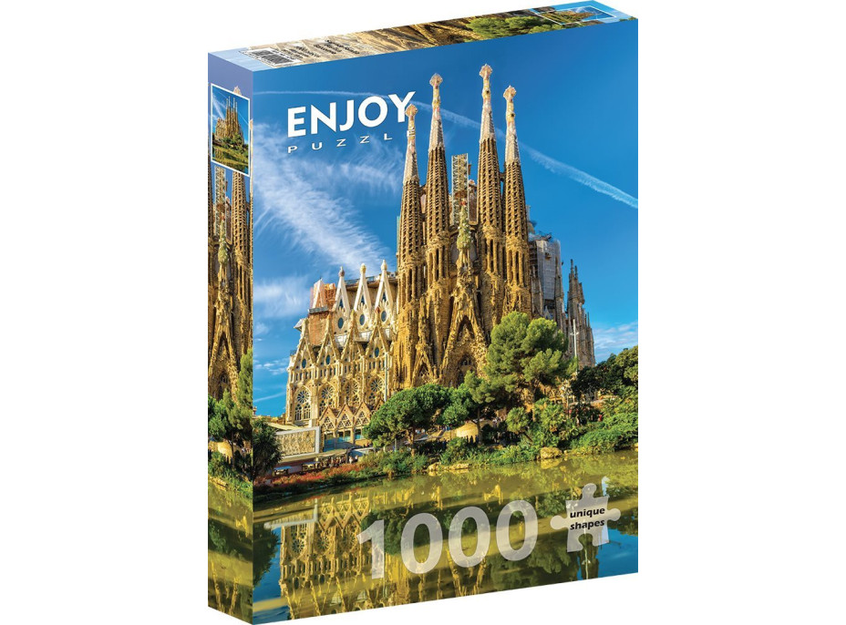 ENJOY Puzzle Bazilika Sagrada Familia, Barcelona 1000 dílků