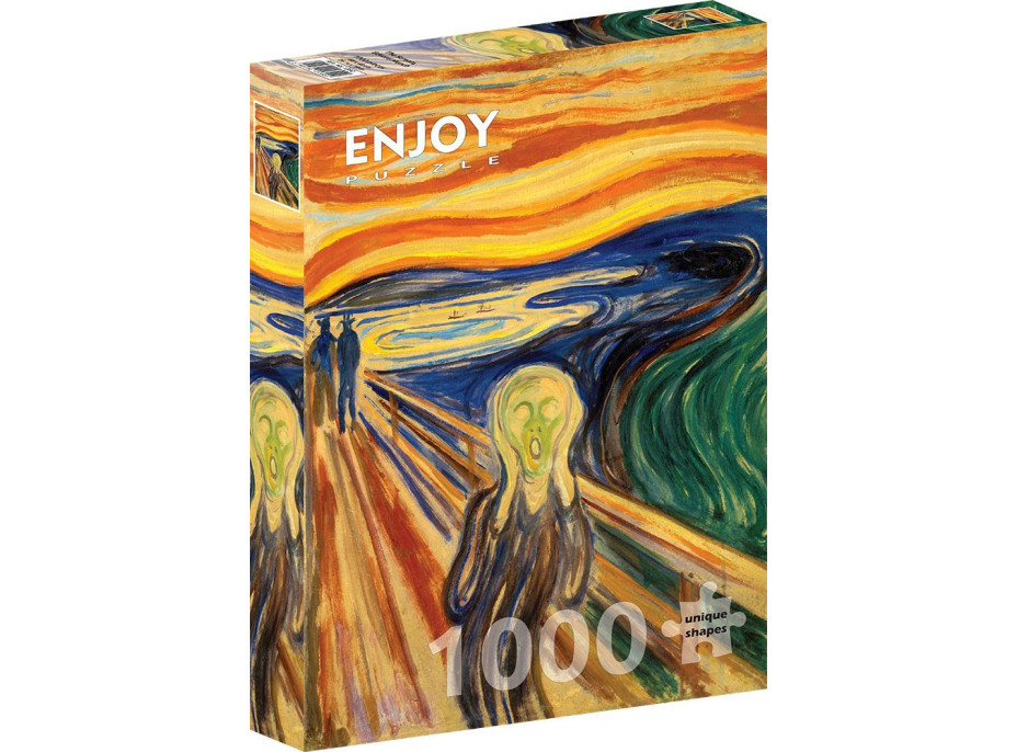 ENJOY Puzzle Edvard Munch: Výkřik 1000 dílků