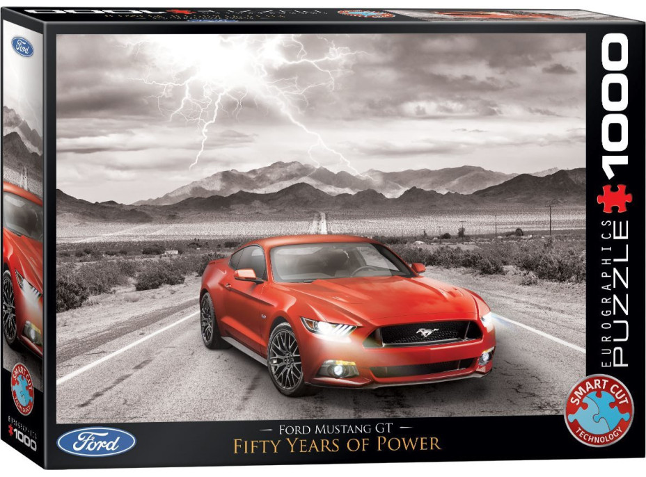 EUROGRAPHICS Puzzle Ford Mustang GT 2015, 1000 dílků