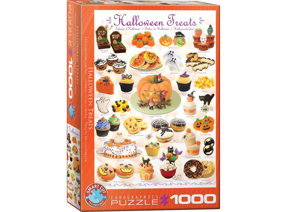 EUROGRAPHICS Puzzle Halloweenské sladkosti 1000 dílků