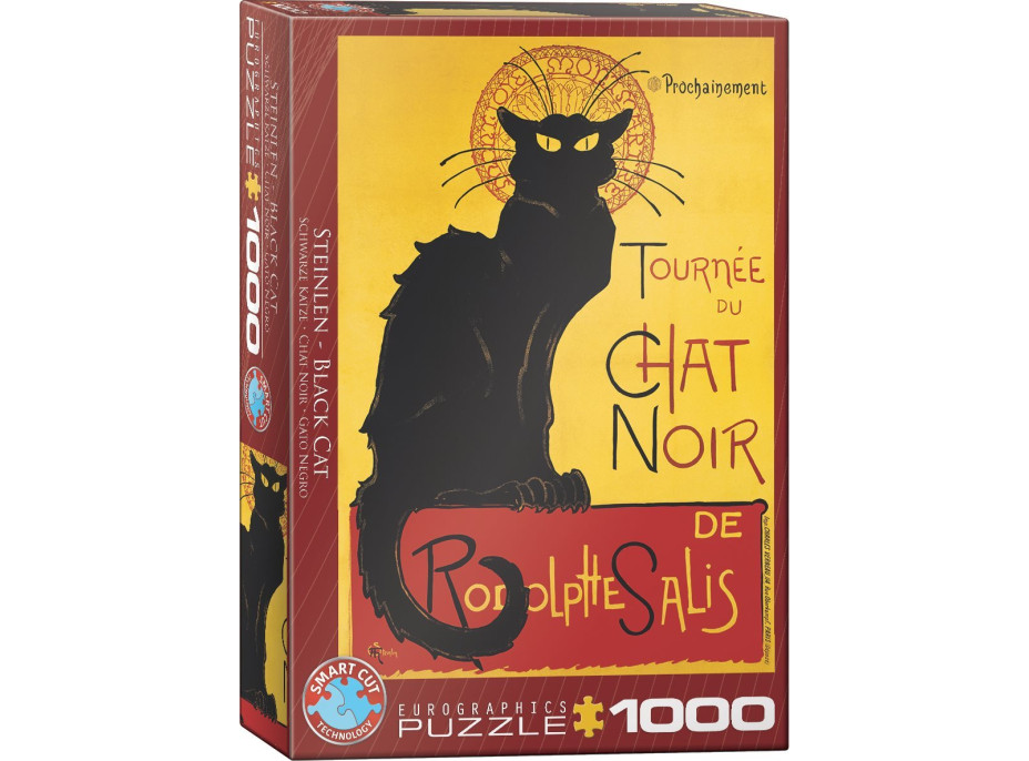 EUROGRAPHICS Puzzle Kabaret Le Chat noir - plakát 1000 dílků