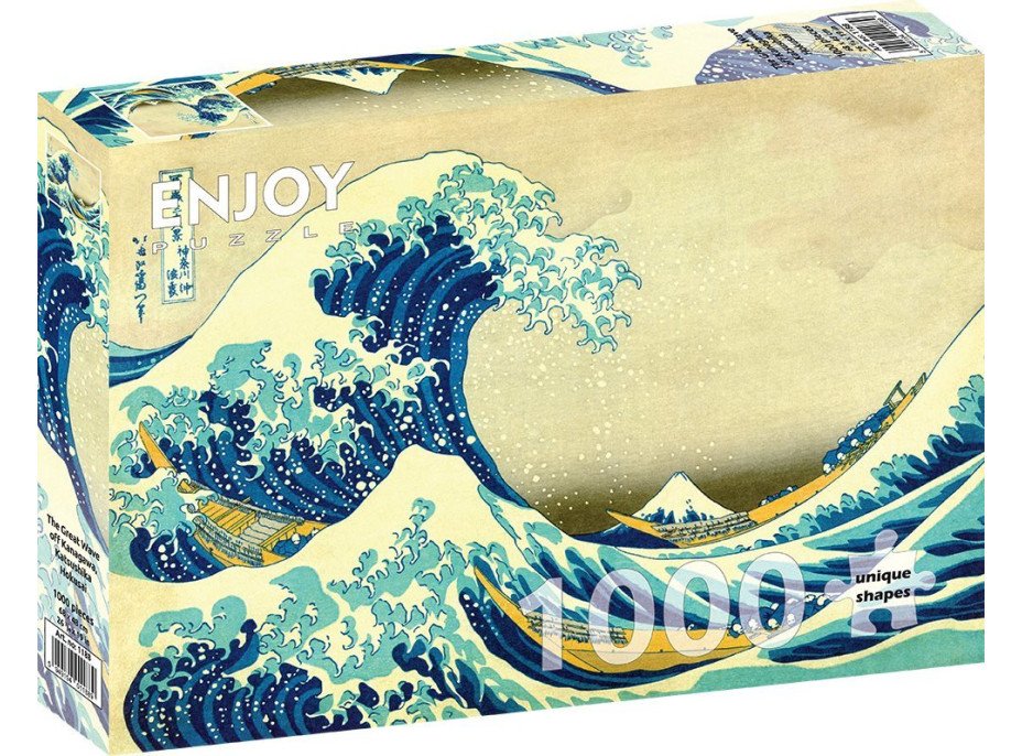 ENJOY Puzzle Katsushika Hokusai: Velká vlna u pobřeží Kanagawy 1000 dílků