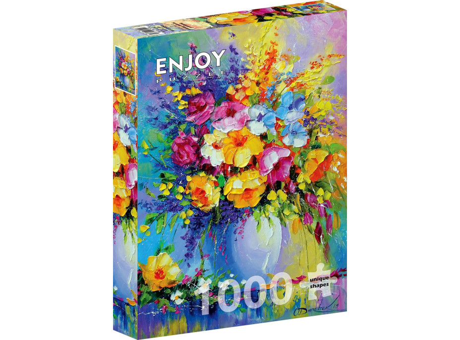 ENJOY Puzzle Kytice letních květů 1000 dílků