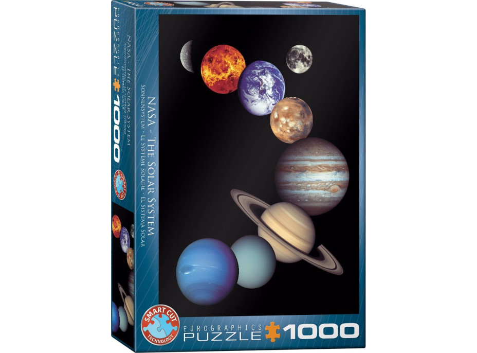 EUROGRAPHICS Puzzle NASA - Sluneční soustava 1000 dílků