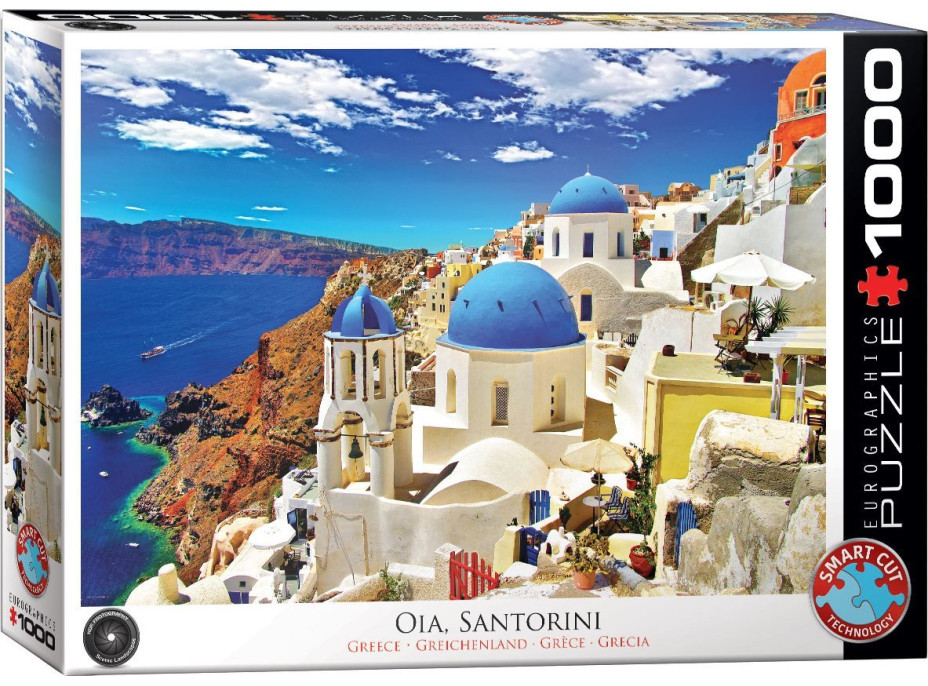 EUROGRAPHICS Puzzle Oia, Santorini, Řecko 1000 dílků