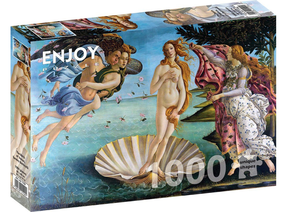 ENJOY Puzzle Sandro Botticelli: Zrození Venuše 1000 dílků