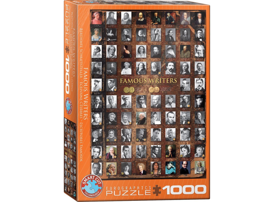 EUROGRAPHICS Puzzle Slavní spisovatelé 1000 dílků