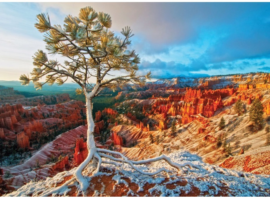 EUROGRAPHICS Puzzle Zimní svítání, Bryce Canyon (HDR) 1000 dílků