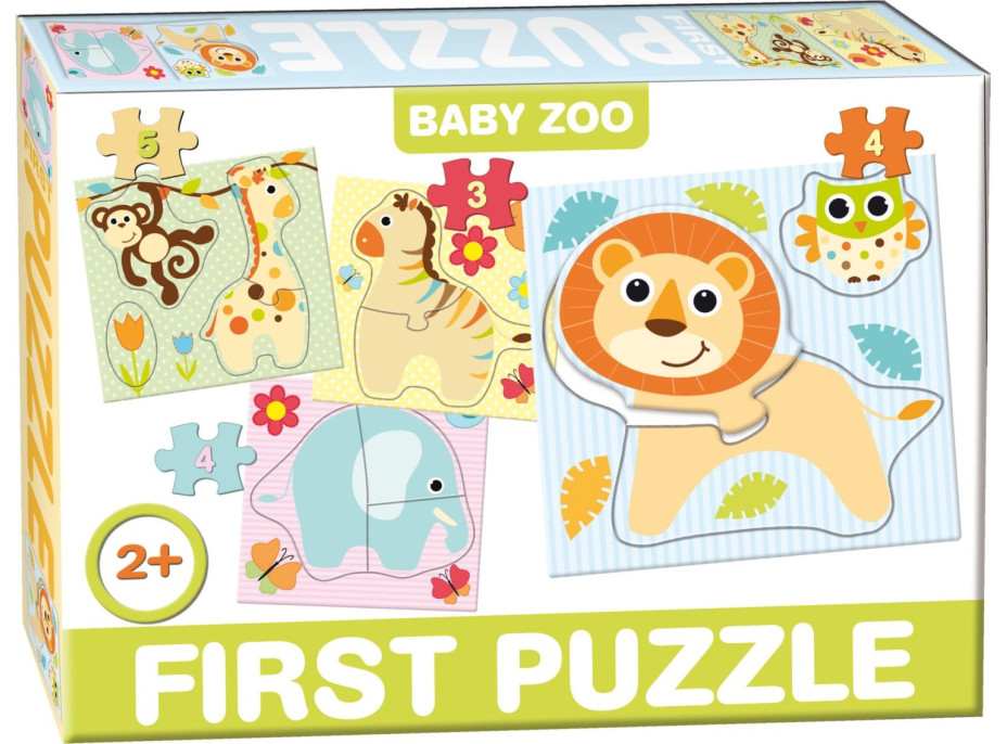 DOHÁNY Baby puzzle ZOO 4v1 (2-5 dílků)