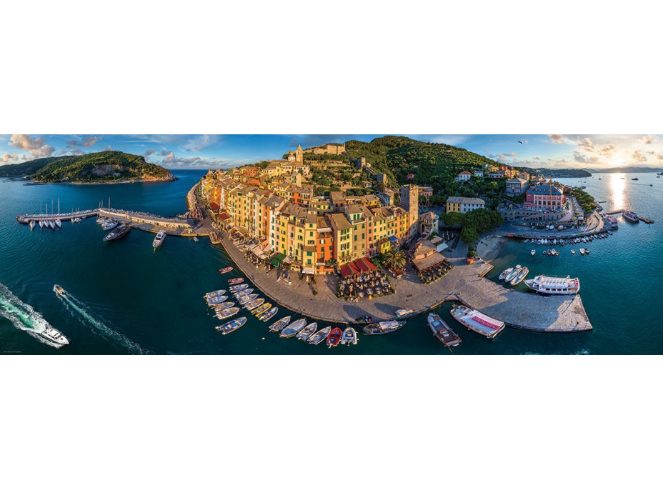 EUROGRAPHICS Panoramatické puzzle Porto Venere, Itálie 1000 dílků