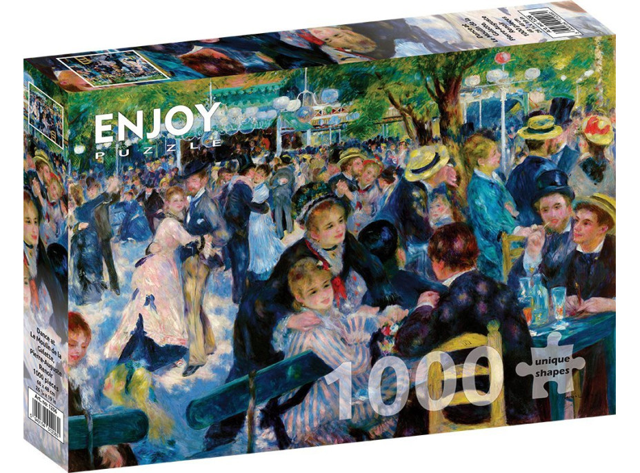 ENJOY Puzzle Auguste Renoir: Tanec v Moulin de la Galette 1000 dílků