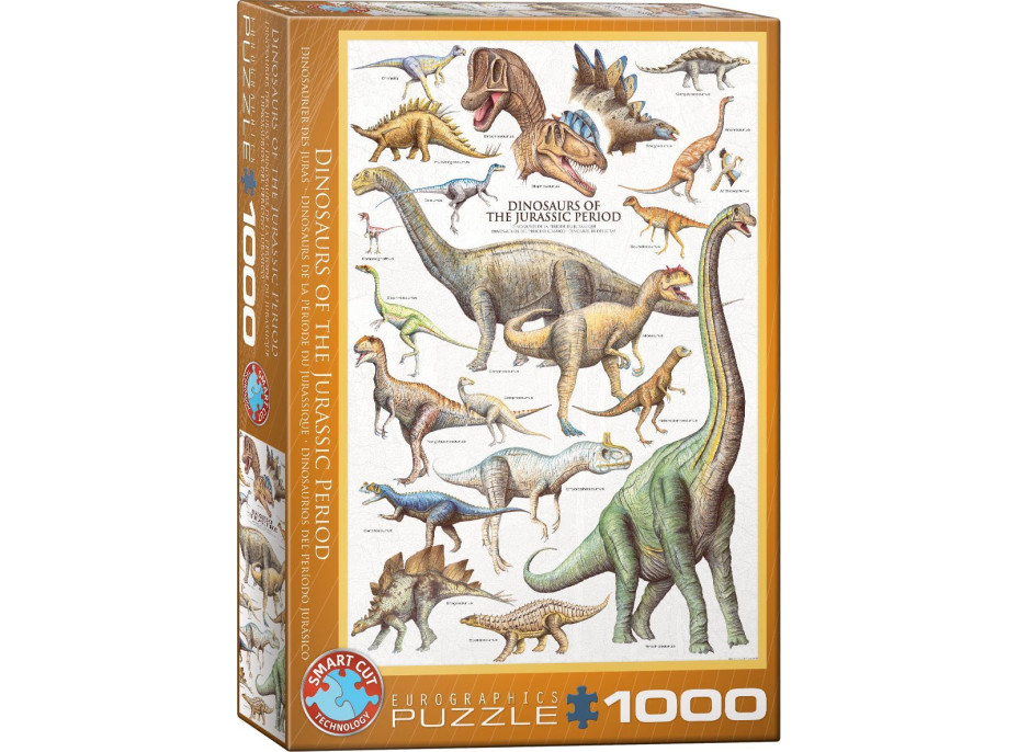 EUROGRAPHICS Puzzle Dinosauři z jurského období 1000 dílků