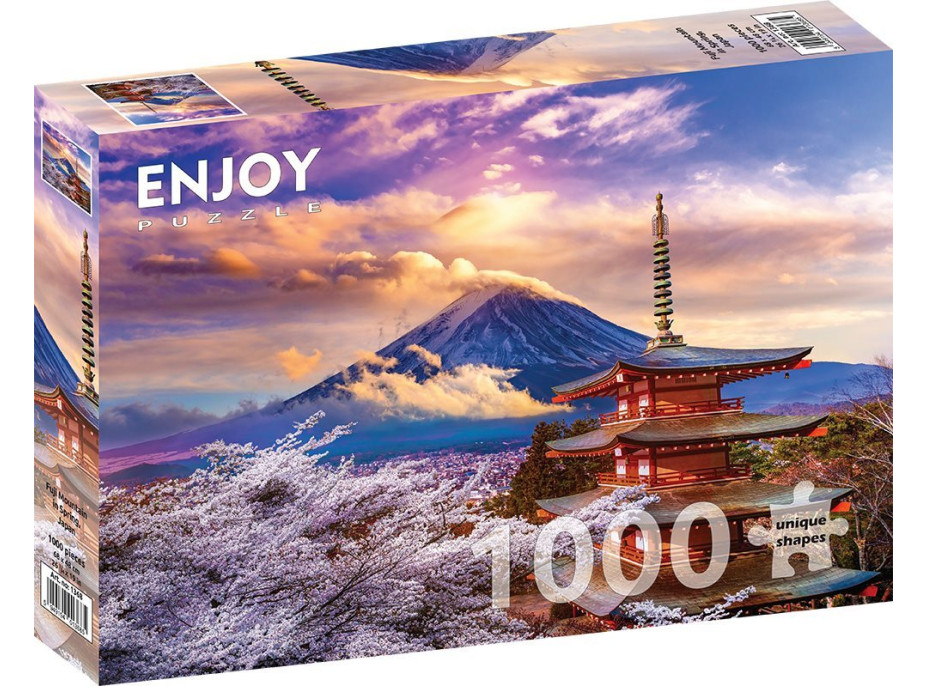 ENJOY Puzzle Hora Fudži na jaře, Japonsko 1000 dílků