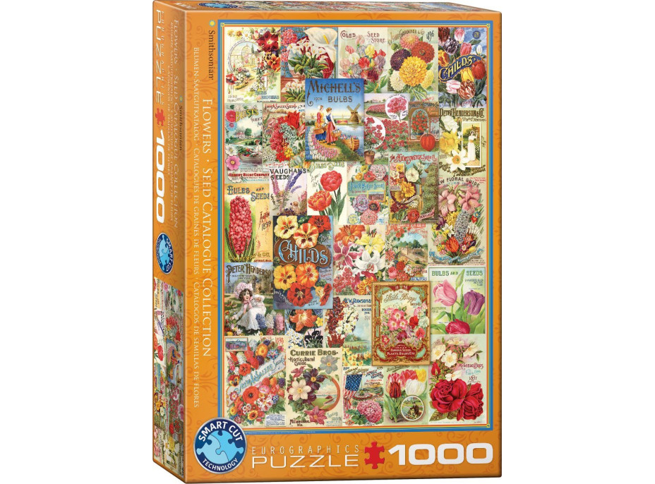 EUROGRAPHICS Puzzle Katalog semínek: Květiny 1000 dílků