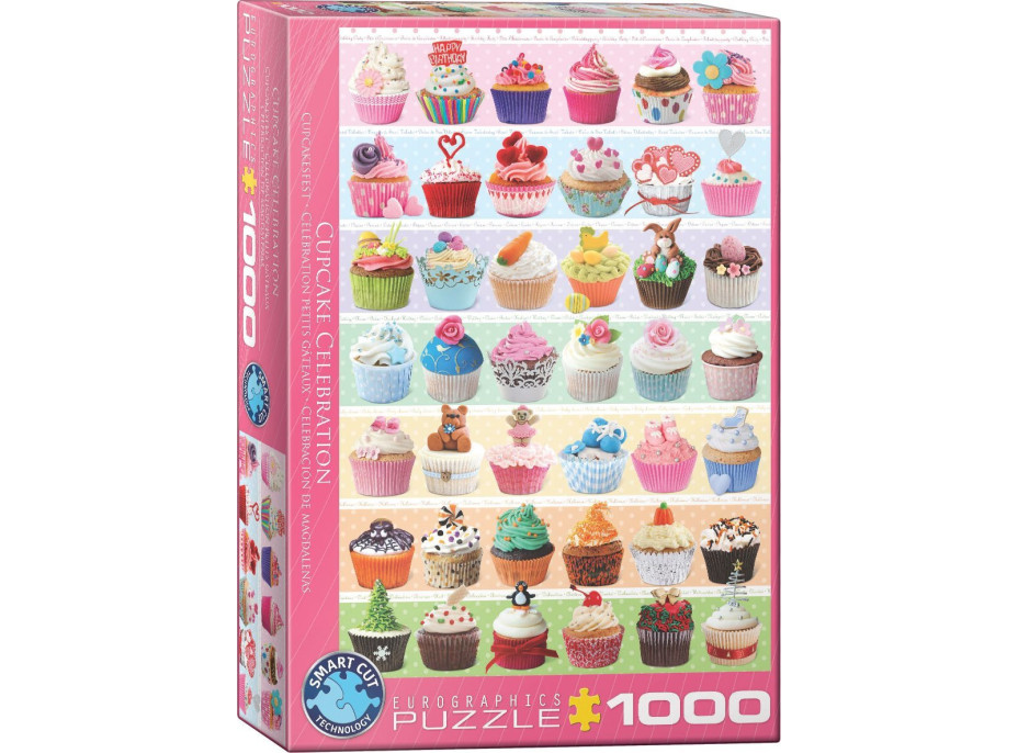 EUROGRAPHICS Puzzle Oslava cupcakes 1000 dílků