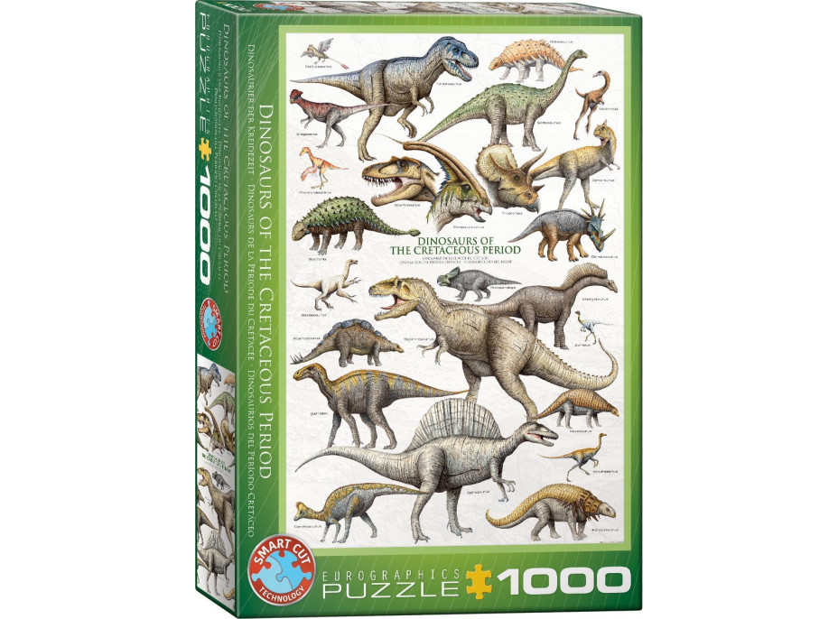 EUROGRAPHICS Puzzle Svět dinosaurů: Křída 1000 dílků