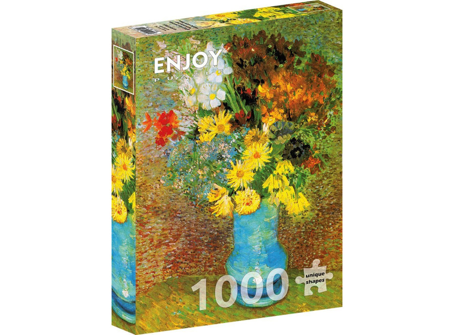 ENJOY Puzzle Vincent Van Gogh: Váza se sedmikráskami a sasankami 1000 dílků