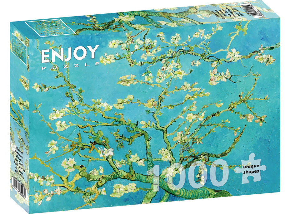 ENJOY Puzzle Vincent Van Gogh: Větev mandlovníku 1000 dílků