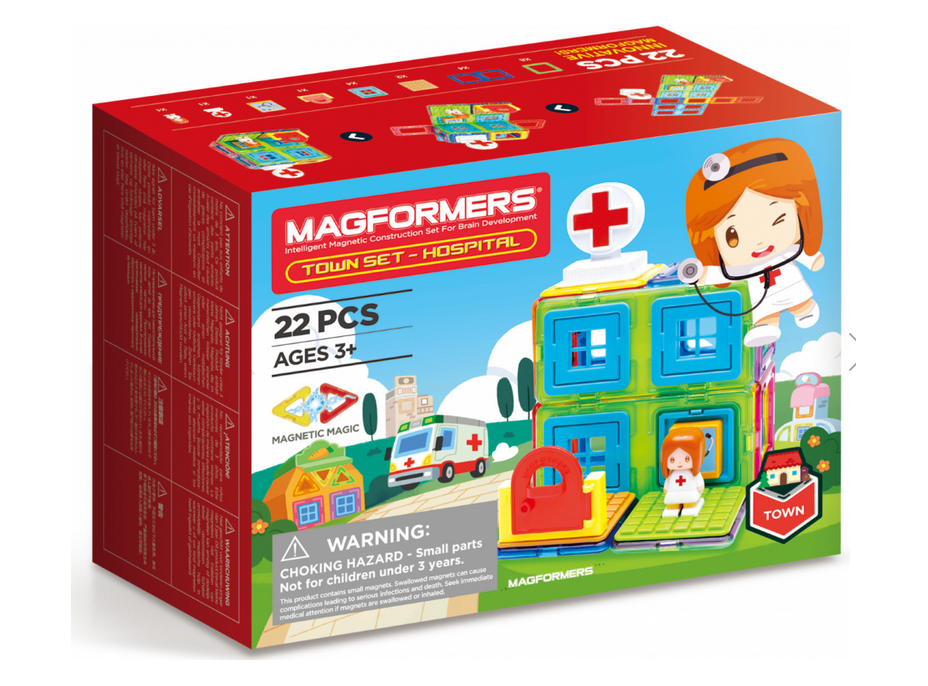 MAGFORMERS Městečko Nemocnice 22 dílků