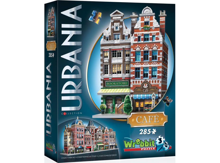 WREBBIT 3D puzzle Urbania: Kavárna 285 dílků