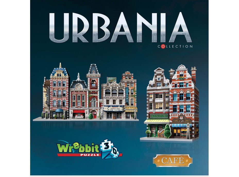 WREBBIT 3D puzzle Urbania: Kavárna 285 dílků