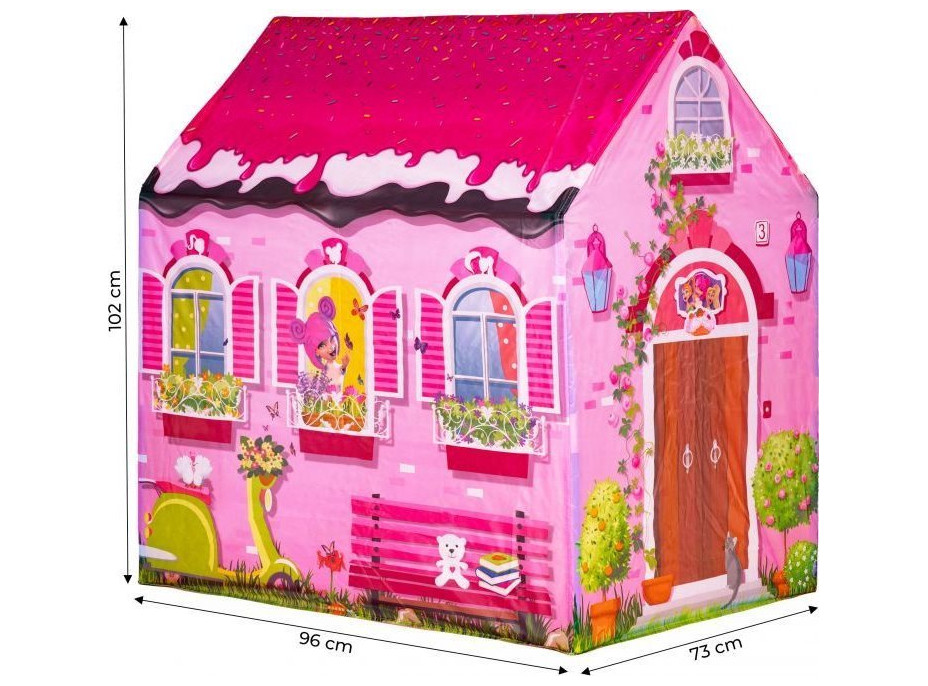 ECOTOYS Dětský stan na hraní Dream House