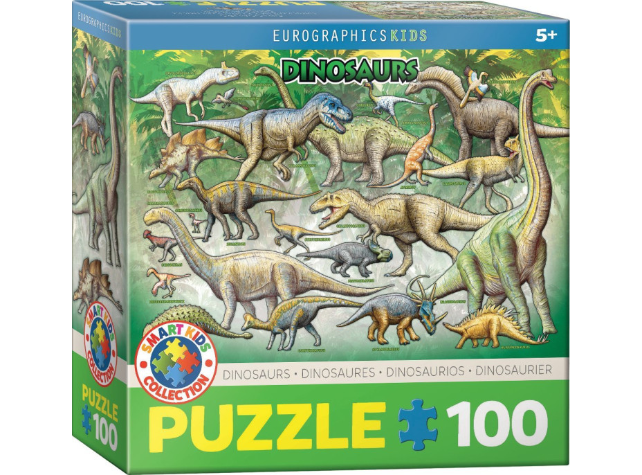 EUROGRAPHICS Puzzle Dinosauři 100 dílků