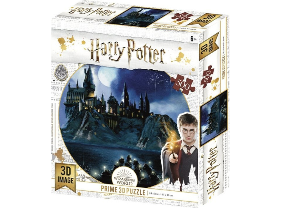 PRIME 3D Puzzle Harry Potter: Příjezd do Bradavic 3D 500 dílků