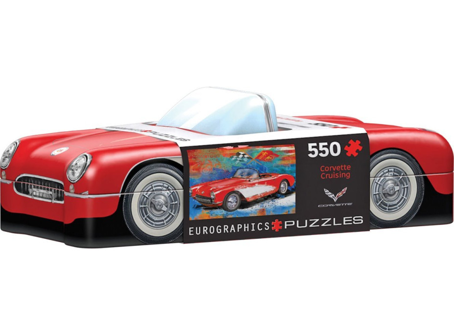 EUROGRAPHICS Puzzle v plechové krabičce Corvette 550 dílků