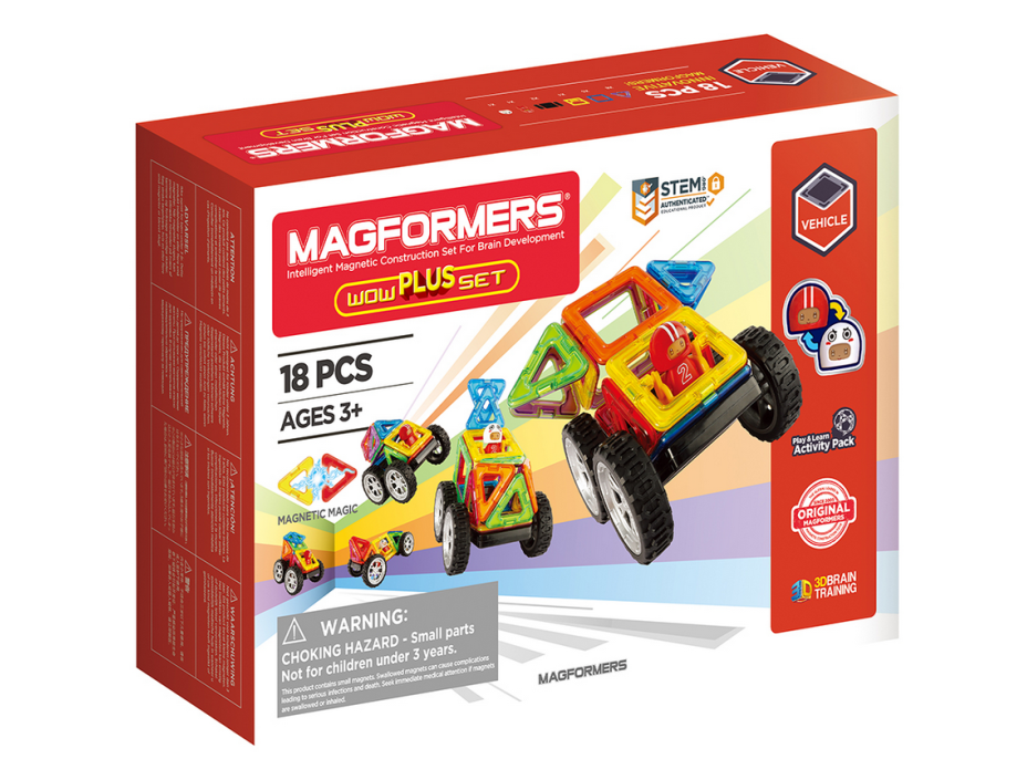 MAGFORMERS Wow Starter PLUS 18 dílků