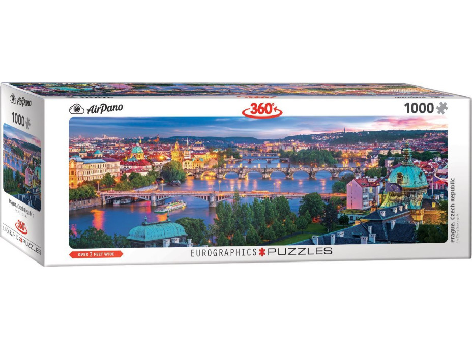 EUROGRAPHICS Panoramatické puzzle Praha, Česká republika 1000 dílků