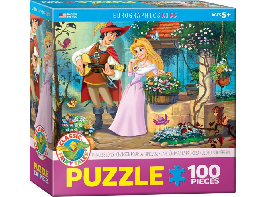 EUROGRAPHICS Puzzle Píseň pro princeznu 100 dílků