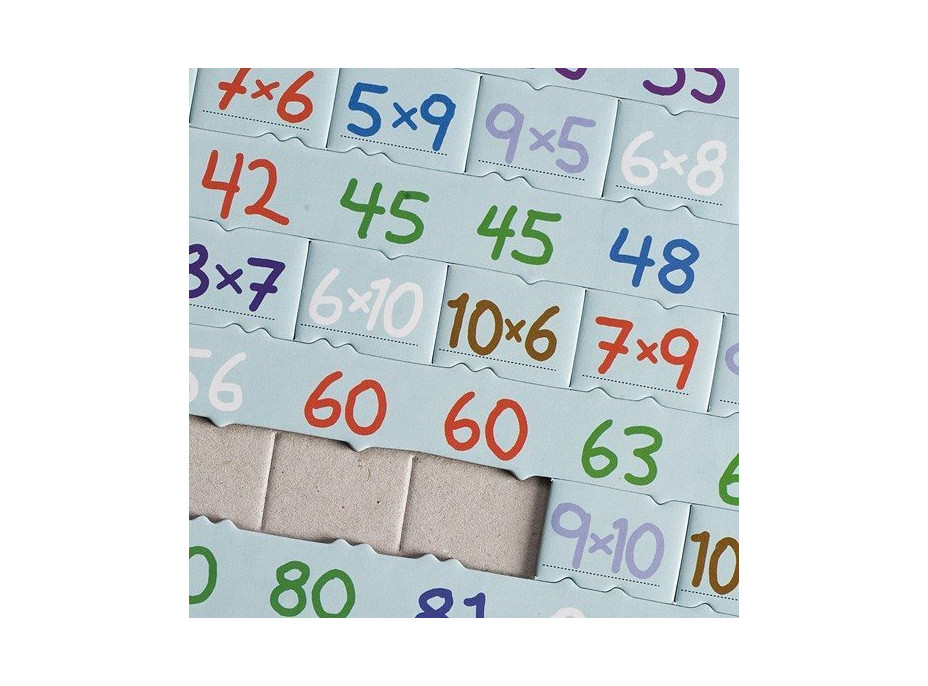 LARSEN Puzzle Matematika: násobení 81 dílků