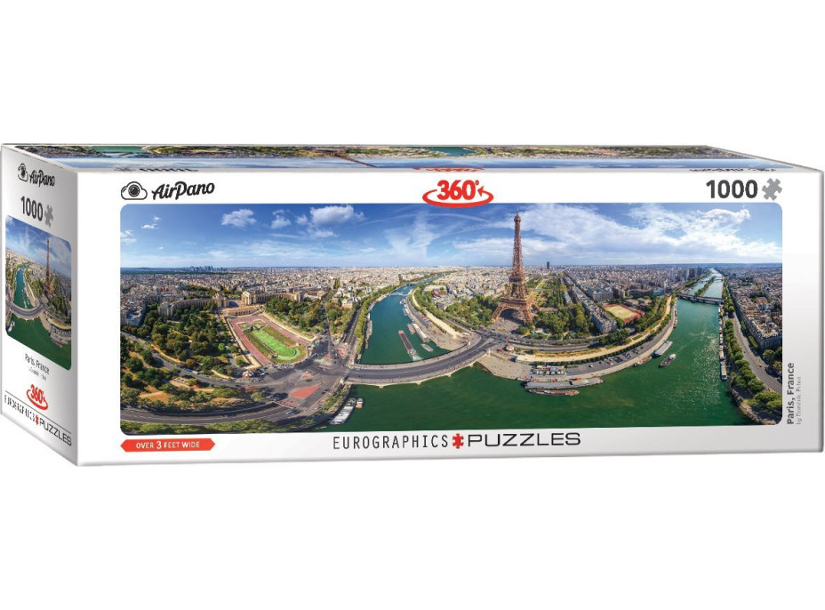 EUROGRAPHICS Panoramatické puzzle Paříž, Francie 1000 dílků