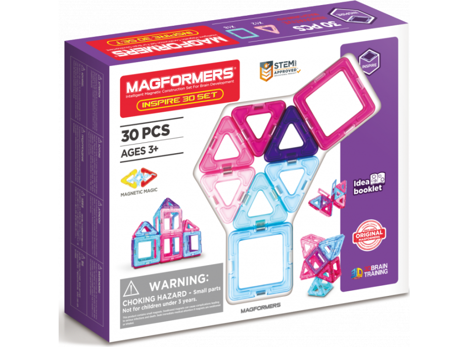 MAGFORMERS Pastelle Set 30 dílků