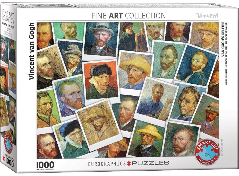 EUROGRAPHICS Puzzle Van Goghovy Autoportréty 1000 dílků