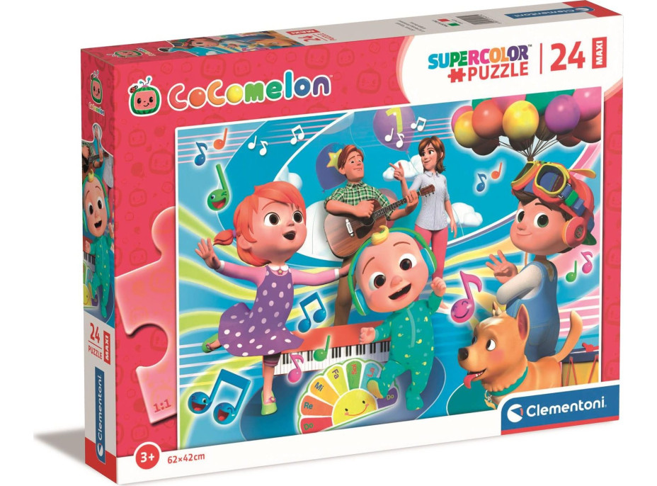 CLEMENTONI Puzzle CoComelon a hudba MAXI 24 dílků