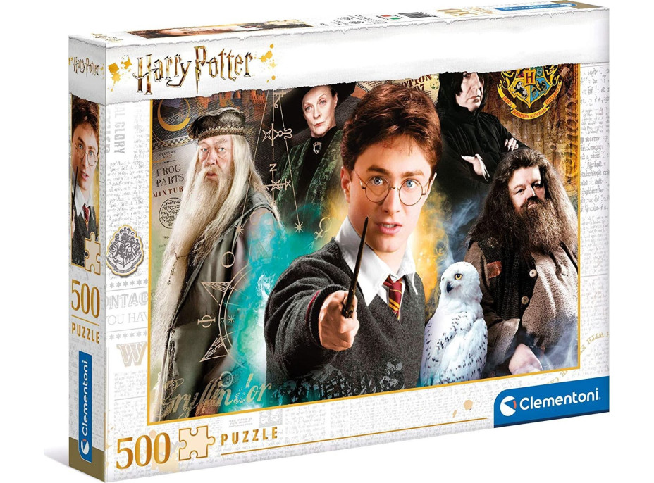 CLEMENTONI Puzzle Harry Potter 500 dílků