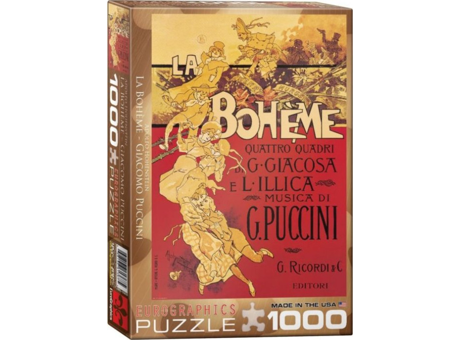 EUROGRAPHICS Puzzle La Bohéme 1000 dílků