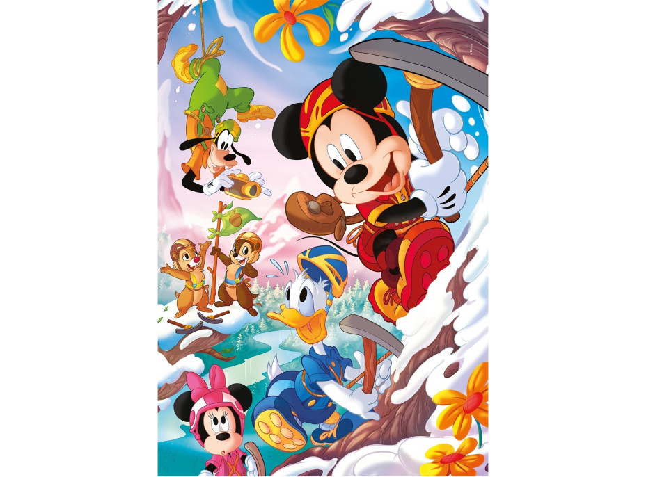 CLEMENTONI Puzzle Mickey Mouse a přátelé 3x48 dílků