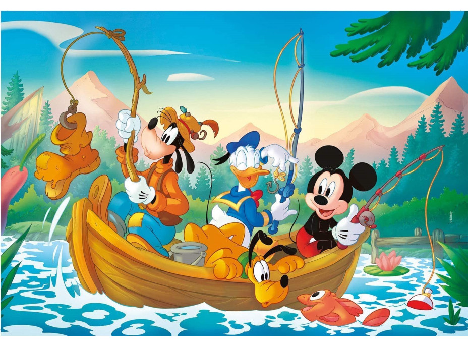 CLEMENTONI Puzzle Mickey Mouse a přátelé 3x48 dílků