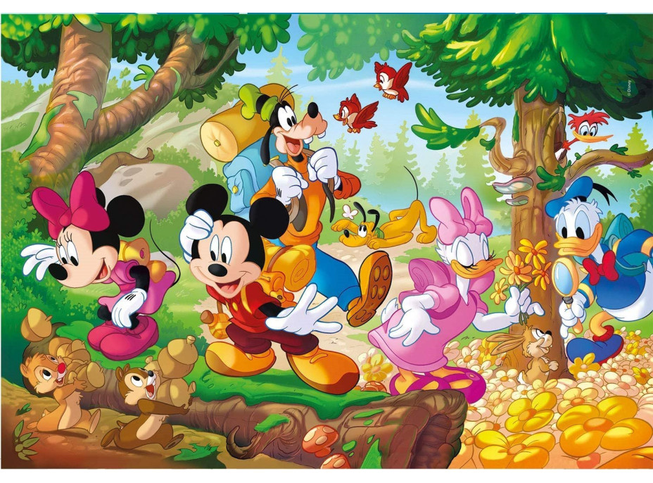 CLEMENTONI Puzzle Mickey Mouse a přátelé 3x48 dílků