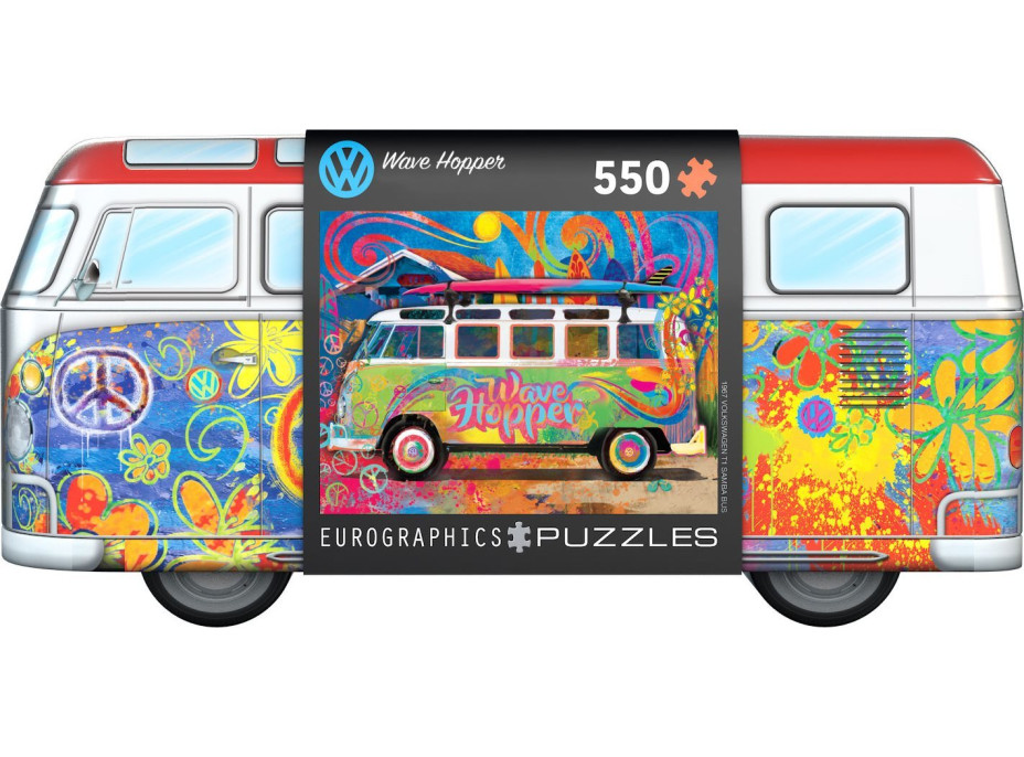 EUROGRAPHICS Puzzle v plechové krabičce Volkswagen Wave Hopper 550 dílků