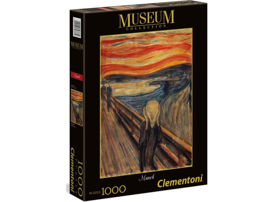 CLEMENTONI Puzzle Museum Collection: Výkřik 1000 dílků