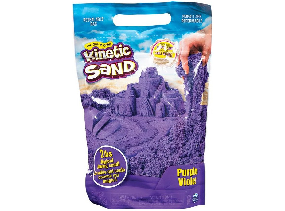 SPIN MASTER KINETIC SAND: Fialový kinetický písek 0,9kg