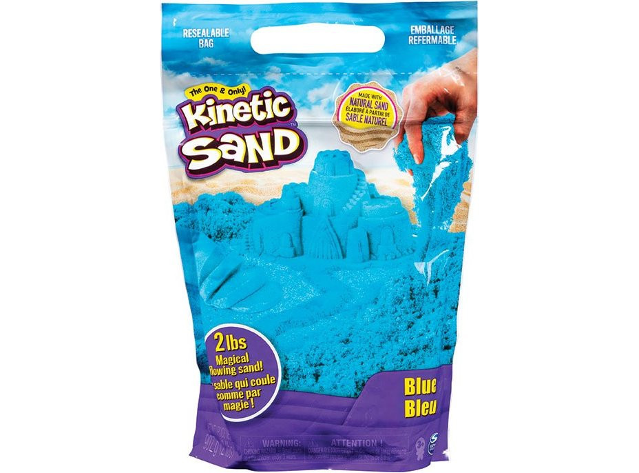 SPIN MASTER KINETIC SAND: Modrý kinetický písek 0,9kg