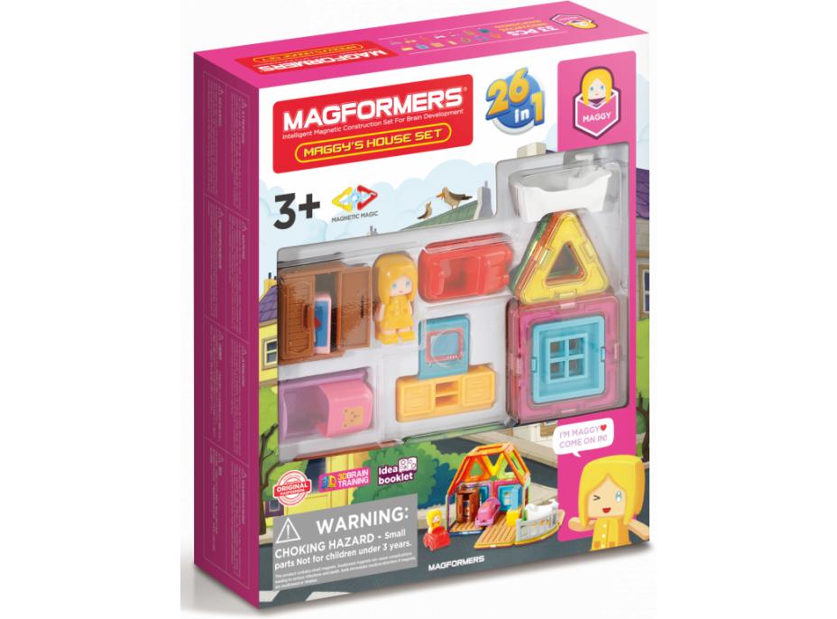 MAGFORMERS MINI Magdin domeček 33 dílků