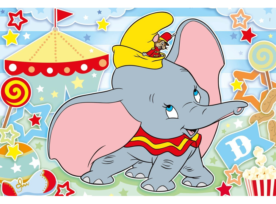 CLEMENTONI Puzzle Dumbo MAXI 24 dílků